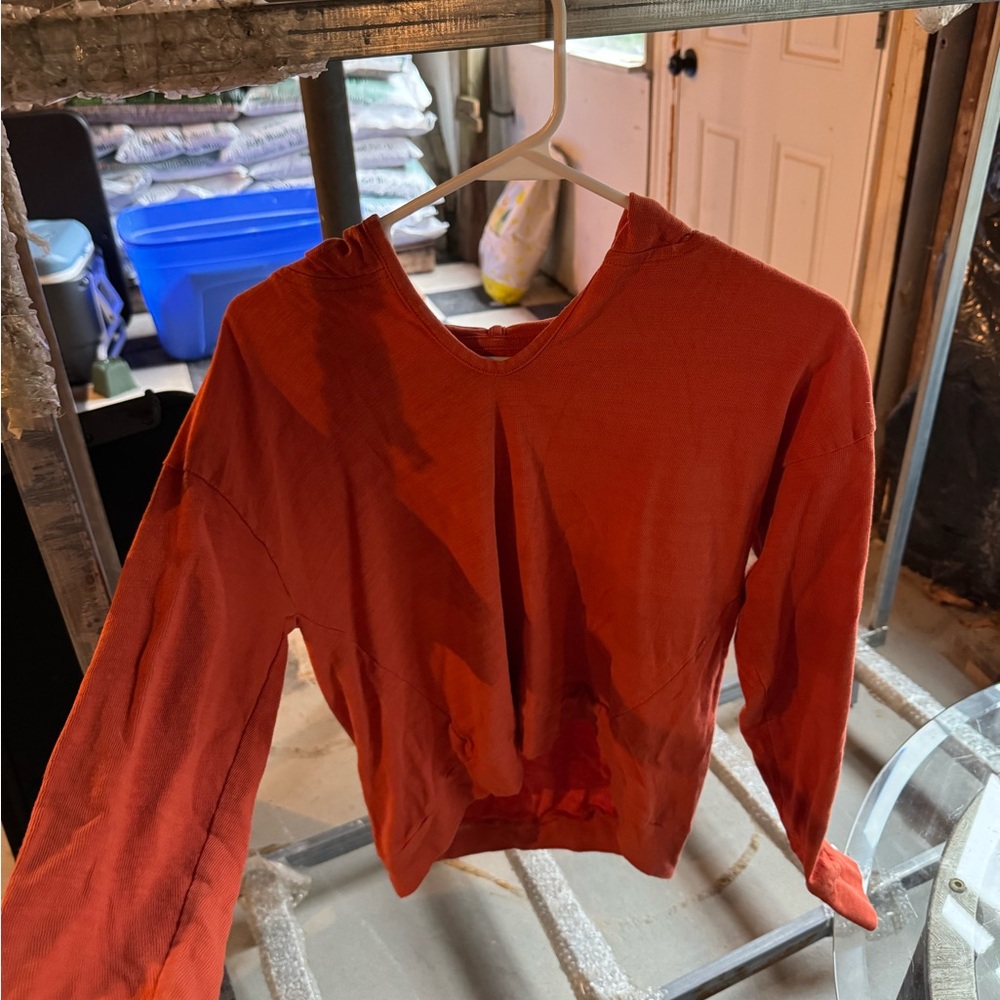 LOFT Burnt Orange Hoodie